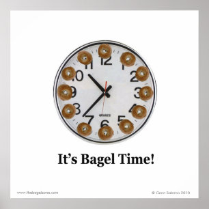 Es ist Bagel-Zeit! Poster