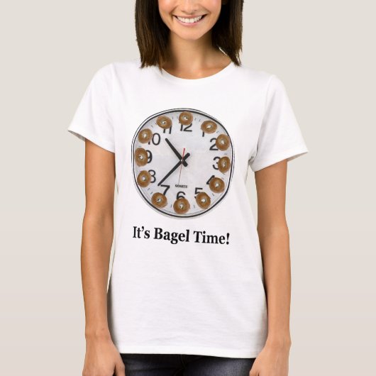 Es ist Bagel-Zeit! T-Shirt (Vorderseite)