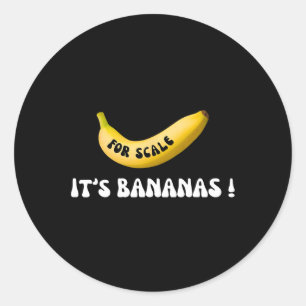 Es ist Banana für großartige Starship Funny Trump Runder Aufkleber