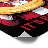 Es ist Banana (für Maßstab) Starship Funny Trump T Poster (Ecke)