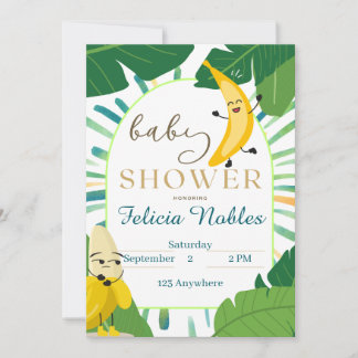 Es ist Bananas Baby Shower Invite Einladung
