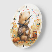 Es ist Bärenuhr Große Wanduhr (Winkel)