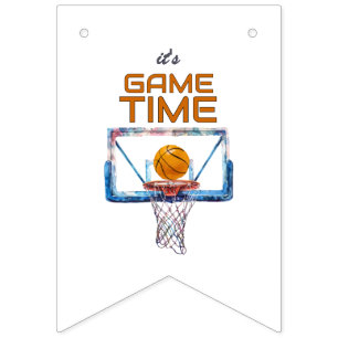 Es ist Basketball-Zeit, jedes Alter Wimpelkette