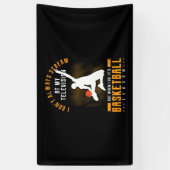 Es ist Basketballsaison Banner (Vertikal)