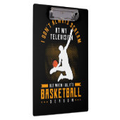 Es ist Basketballsaison Klemmbrett (Rechts)