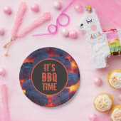 Es ist BBQ-Zeit Pappteller (Party)