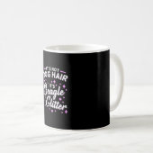 Es ist Beagle Hund Glitzer Kaffeetasse (VorderseiteRechts)