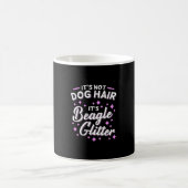 Es ist Beagle Hund Glitzer Kaffeetasse (Mittel)