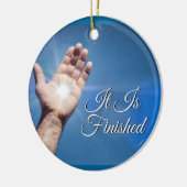 Es ist beendet keramik ornament (Links)