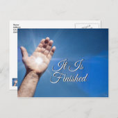 Es ist beendet postkarte (Vorne/Hinten)