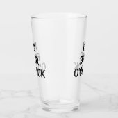 Es ist Beer O'clock Glas (Rechts)