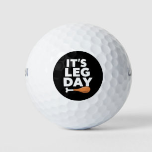 Es ist Beintag Lustiger Truthahn Erntedankfest Golfball