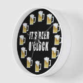 Es ist Ber O'clock - Funny Clock Design Uhr (Winkel)