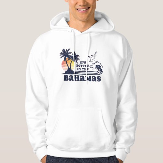 Es ist besser auf den Bahamas Hoodie (Vorderseite)