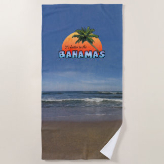Es ist besser auf den Bahamas Strandtuch
