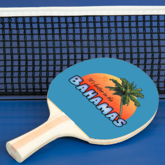 Es ist besser auf den Bahamas Tischtennis Schläger