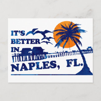 Es ist besser in Neapel, FL. Postkarte