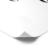 Es ist besser, spät zu sein, als ein hässliches Po Poster (Ecke)