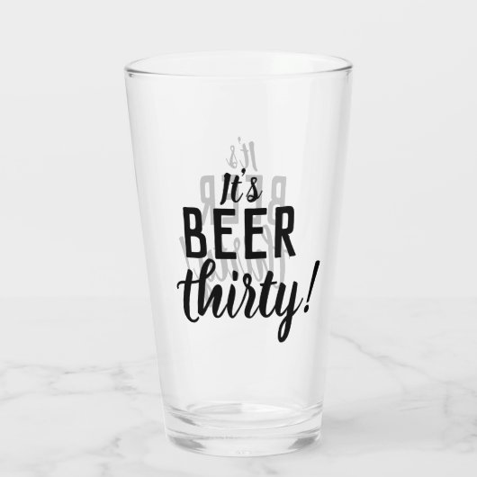 Es ist Bier-30-Funny-Drink-Bierglas Glas (Rückseite)