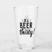 Es ist Bier-30-Funny-Drink-Bierglas Glas (Vorderseite)