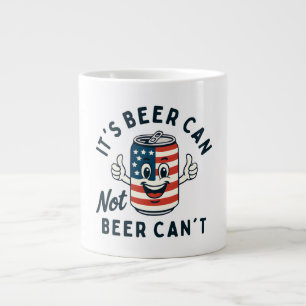 Es ist Bier kann nicht sein kann nicht lustiges Pa Jumbo-Tasse
