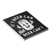 Es ist Bier kann nicht sein kann nicht lustiges Pa Notizblock (angewinkelt)