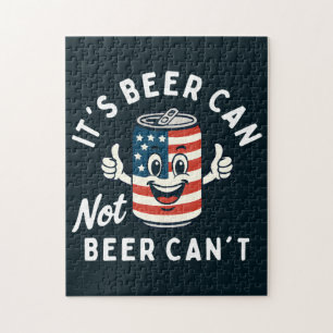 Es ist Bier kann nicht sein kann nicht lustiges Pa Puzzle