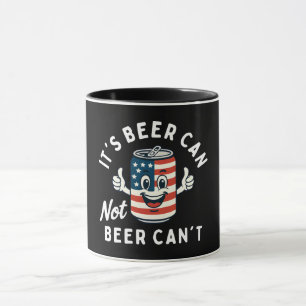 Es ist Bier kann nicht sein kann nicht lustiges Pa Tasse