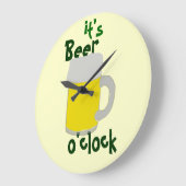 Es ist Bier-Uhr-Uhr Große Wanduhr (Winkel)