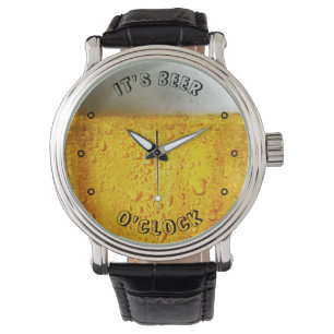 Es ist Bieruhr Armbanduhr