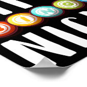 Es ist Bingo Night Funny Lucky Gambling Poster (Ecke)