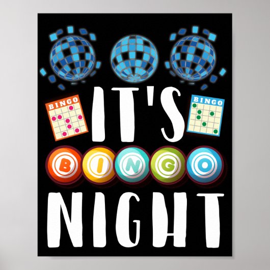 Es ist Bingo Night Funny Lucky Gambling Poster (Vorne)