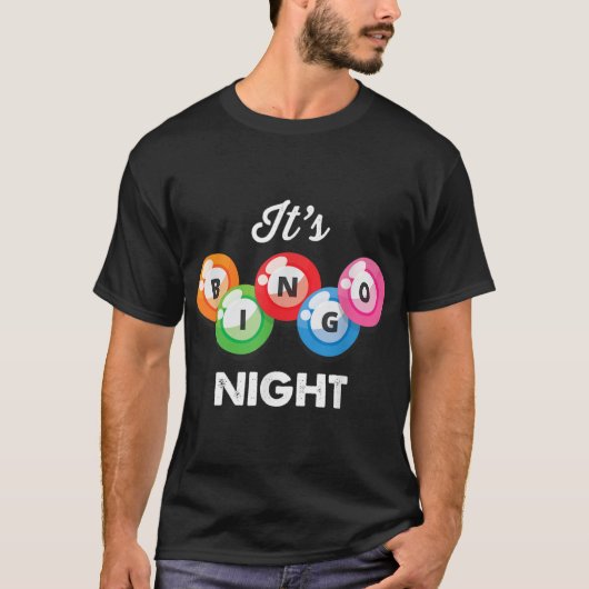 Es ist Bingo Night Womens Funny Bingo Player Lover T-Shirt (Vorderseite)