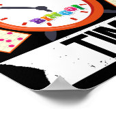 Es ist Bingo Time Funny Lucky Gambling Poster (Ecke)