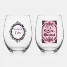 Es ist Blackout – Dunkler gotischer Stiel-los-Wein
