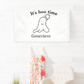 Es ist boo Name Halloween Datum Geister schwarz Banner (Insitu)