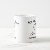 Es ist boo Name Halloween Datum Geister schwarz Kaffeetasse (Mittel)