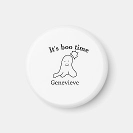 Es ist boo Name Halloween Datum Geister schwarz Magnet