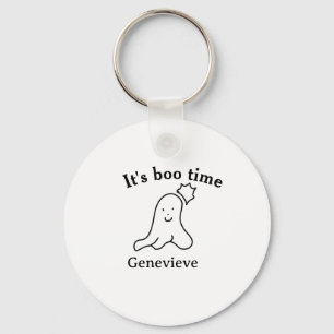 Es ist boo Name Halloween Datum Geister schwarz Schlüsselanhänger