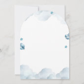 ES IST BOY Bear Baby Shower Einladung (Rückseite)