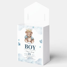 ES IST BOY Bear Baby Shower Geschenkschachtel