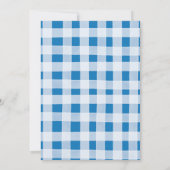 Es ist Boy Navy Pumpkin Rustic Floral Baby Shower Einladung (Rückseite)