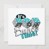 Es ist Bunco Time! Einladung (Rückseite)