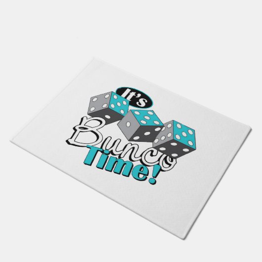 Es ist Bunco Time! Fußmatte (Schrägansicht)
