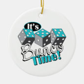 Es ist Bunco Time! Keramik Ornament (Vorne)