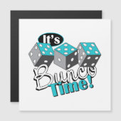 Es ist Bunco Time! Magnetkarte (Vorne/Hinten)