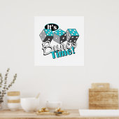Es ist Bunco Time! Poster (Küche)
