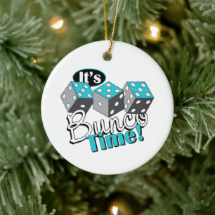Es ist Bunco-Zeit! Keramik Ornament