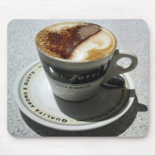 Es ist Cappuccino-Zeit Mousepad