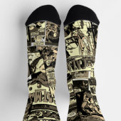 Es ist CAT-MAN Comics! Socken (Oben)